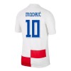 Maillot de Supporter Croatie Modrić 10 Domicile Euro 2024 Pour Enfant